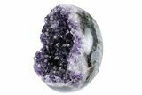 Wide, Sparkling Purple Amethyst Geode - Uruguay #379346-2